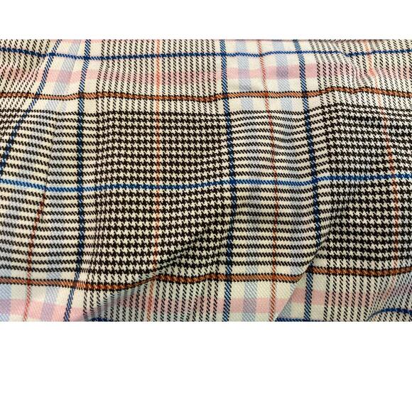 Halogen Lined Back Zip Plaid Pencil Skirt Sz 6 in Black Multi Lillian Check NWT - Picture 5 of 7